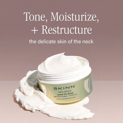 SKINN Skinn Cosmetics: Leave-On Mask with Rice Protein + Probiotics Comfort Body care anti-aging Neck treatment