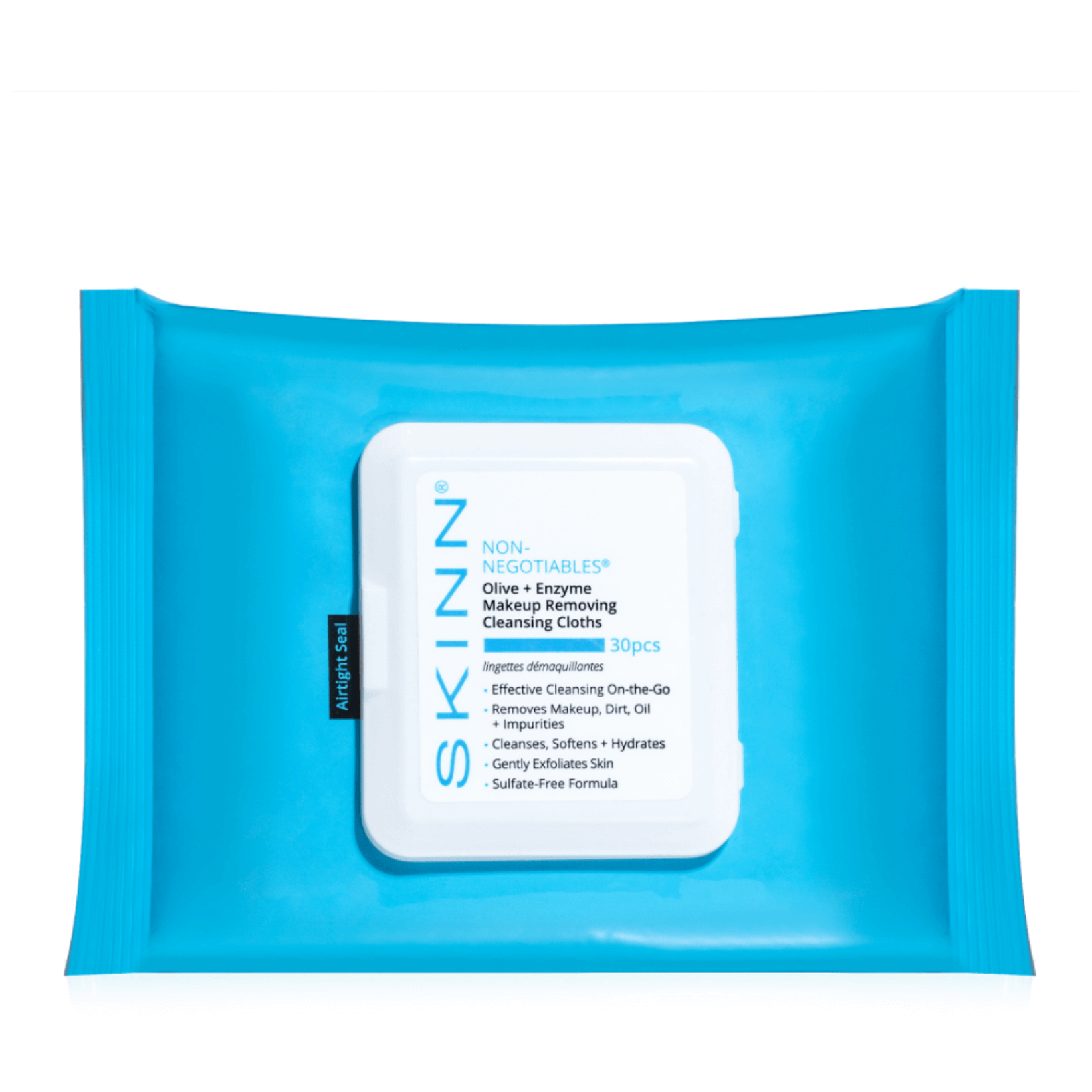 SKINN Olive + Enzyme Makeup Removing  Cleansing Cloths